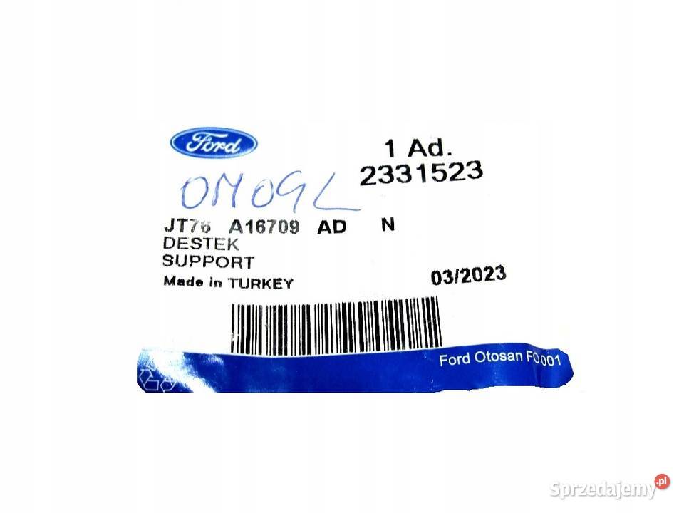 MOCOWANIE ODBOJU MASKI LEWE FORD TRANSIT COURIER Głogów