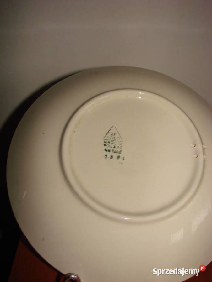 ZF Koło fajansowy talerz Porcelana i szkło Pruszcz Gdański