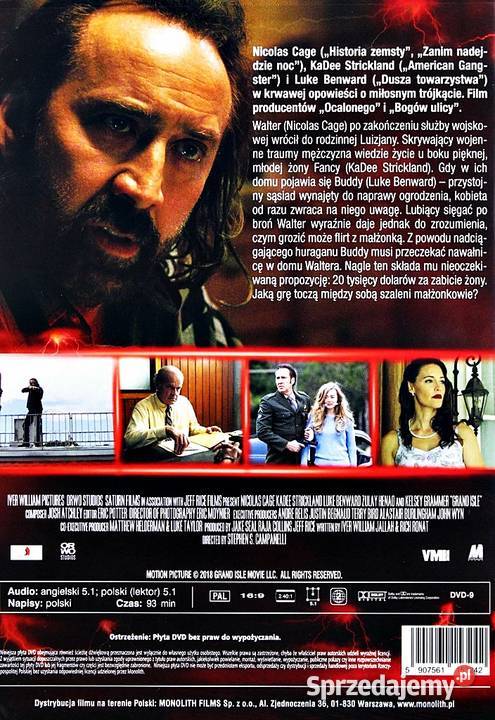 W ŚRODKU BURZY NICOLAS CAGE DVD Kalisz sprzedam