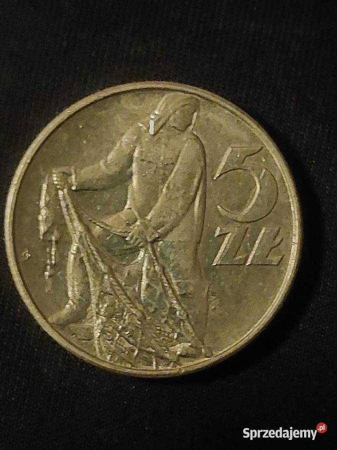 Moneta Rybak 5 zl dolnośląskie Świdnica