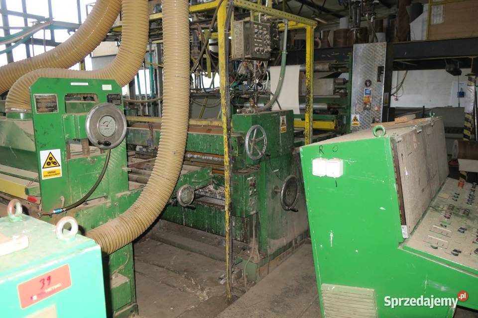 Linia do oklejania płyt BURKLE Biznes i Przemysł Bartoszyce