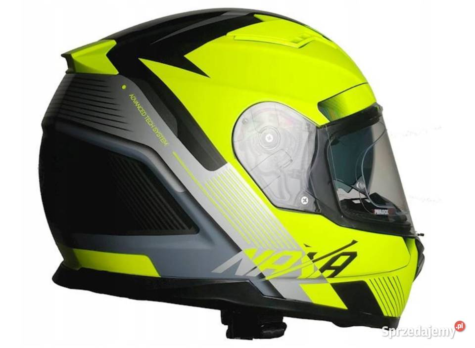 KASK MOTOCYKLOWY Z BLENDA NAXA F23 PINLOCK