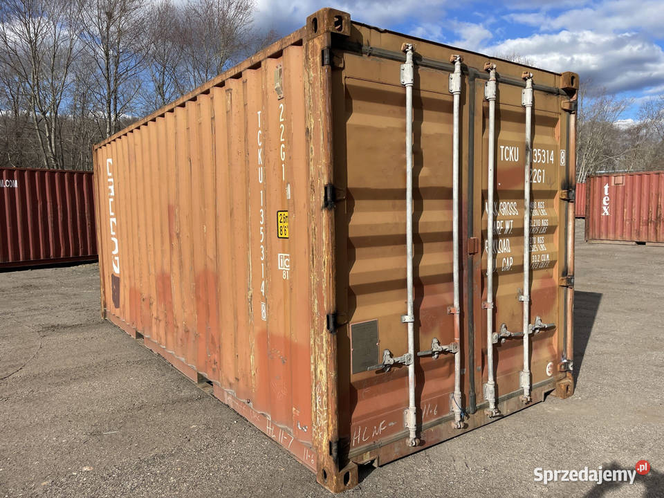 Kontener morski magazynowy 20DV 6 metrowy Luboń sprzedam