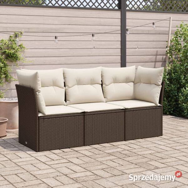 vidaXL 3cz zestaw wypoczynkowy do ogrodu Warszawa