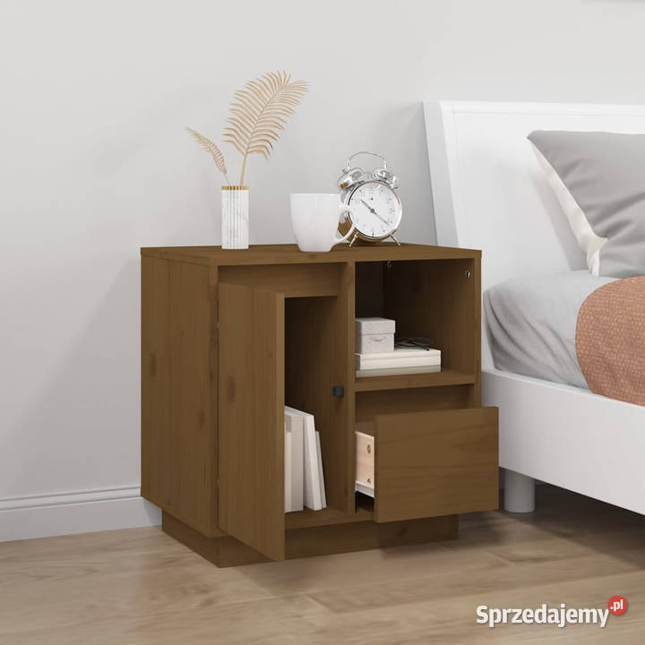 Szafka nocna miodowy brąz 50x34x50 lite drewno sprzedam
