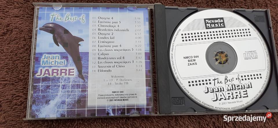 Jean Michel Jarre the Best Of na CD Tuszkowo sprzedam