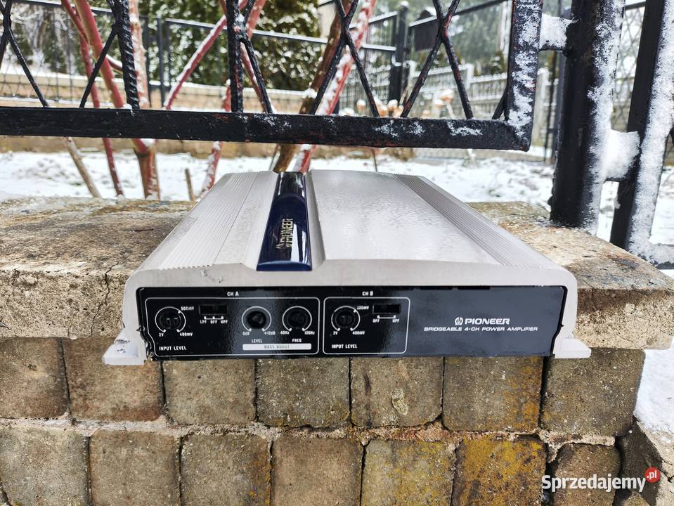 Wzmacniacz samochodowy 4 kanałowy PIONEER GMX404 Niegowonice