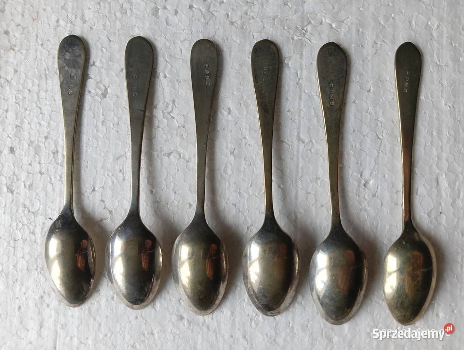 Komplet starych łyżeczek angielski EPNS Kraków sprzedam