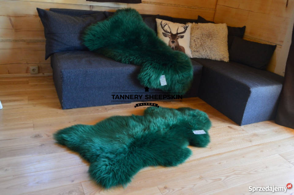 Skóry Owcze Dekoracyjne Naturlane Zielone małopolskie
