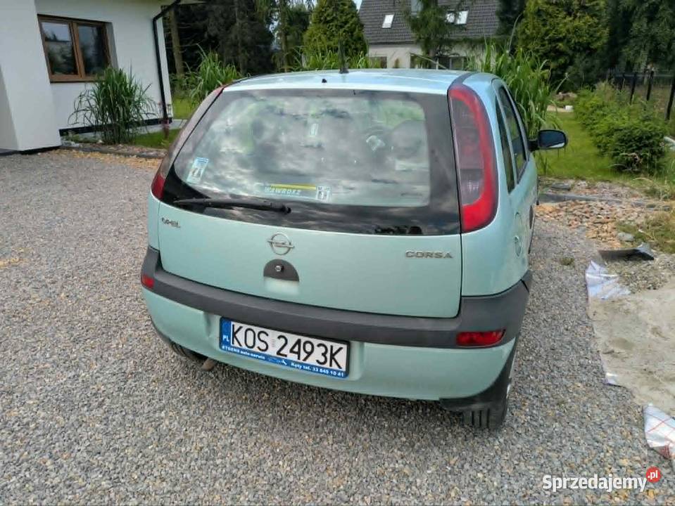 Opel Corsa C uszkodzony książka serwisowa do Bulowice