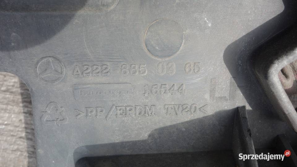 MERCEDES W222 13 ŚLIZG ZDERZAKA LEWY PRAWY PRZÓD osobowe Ruda Śląska