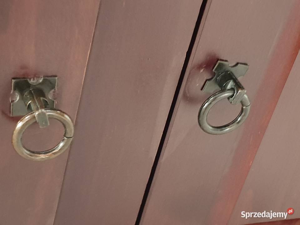 Piękna masywna komoda kolonialna wykonana z pomorskie Gdańsk