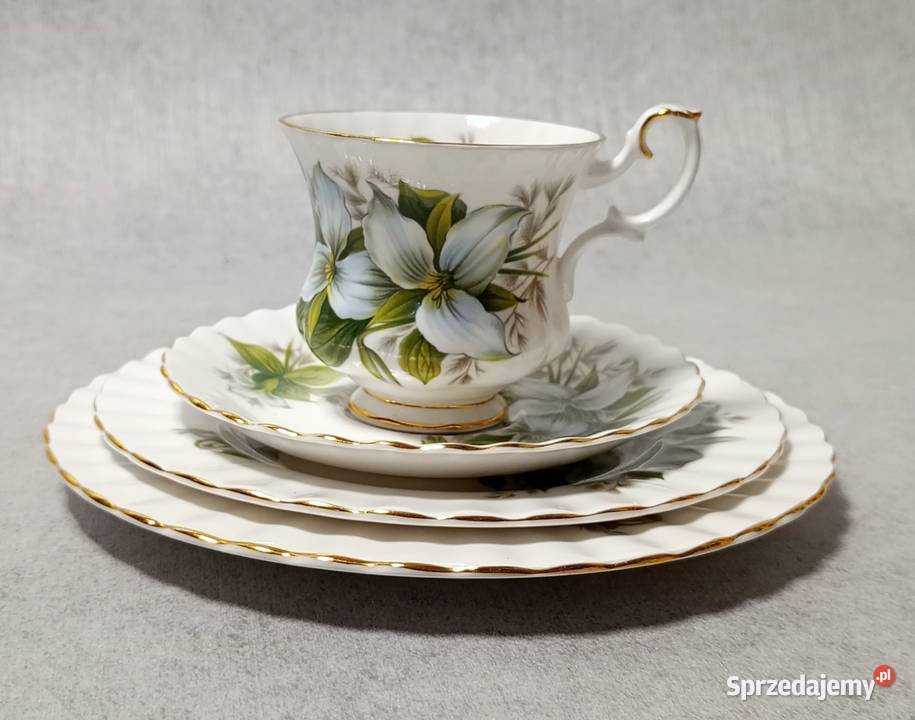 Royal Albert Trillium Filiżanka Zestaw deserowy