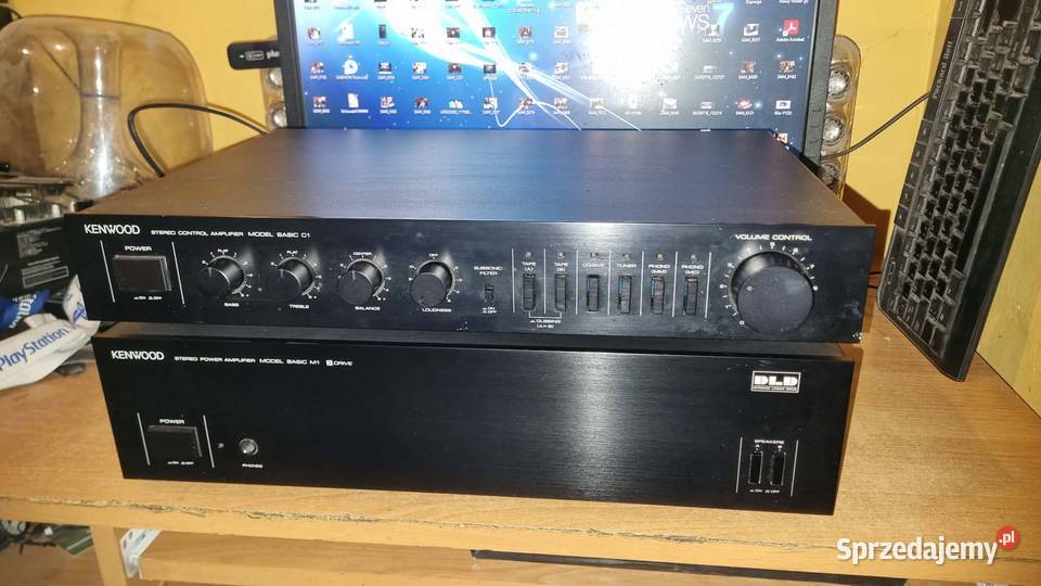 Przedwzmacniacz i końcówka mocy Kenwood Basic C1