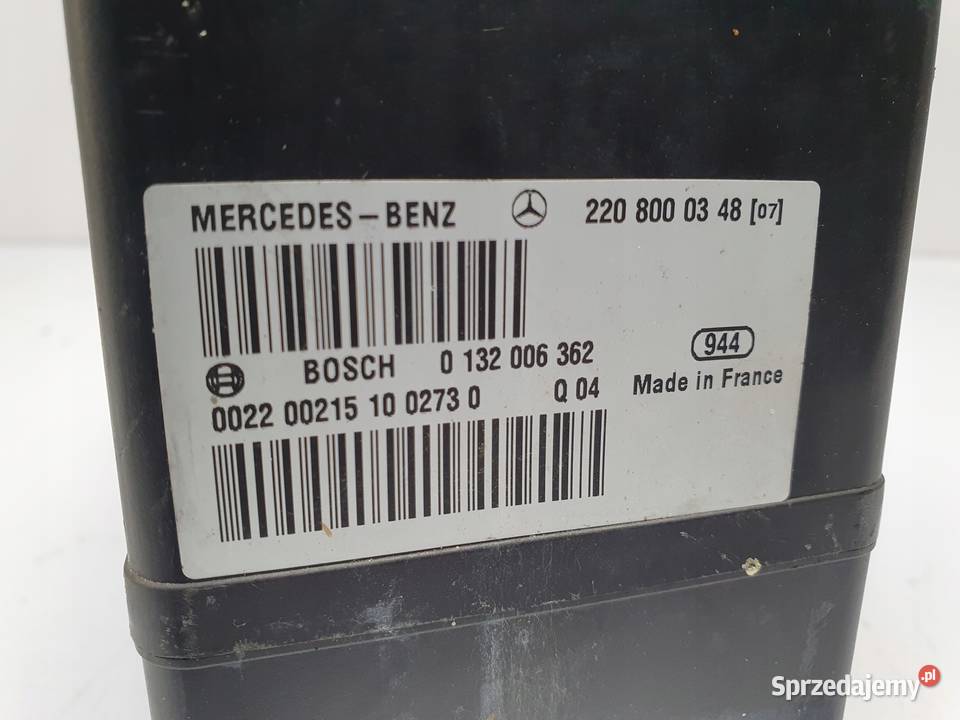 POMPKA CENTRALNEGO ZAMKA Mercedes klasy S W220 Centralne zamki lubelskie Chełm