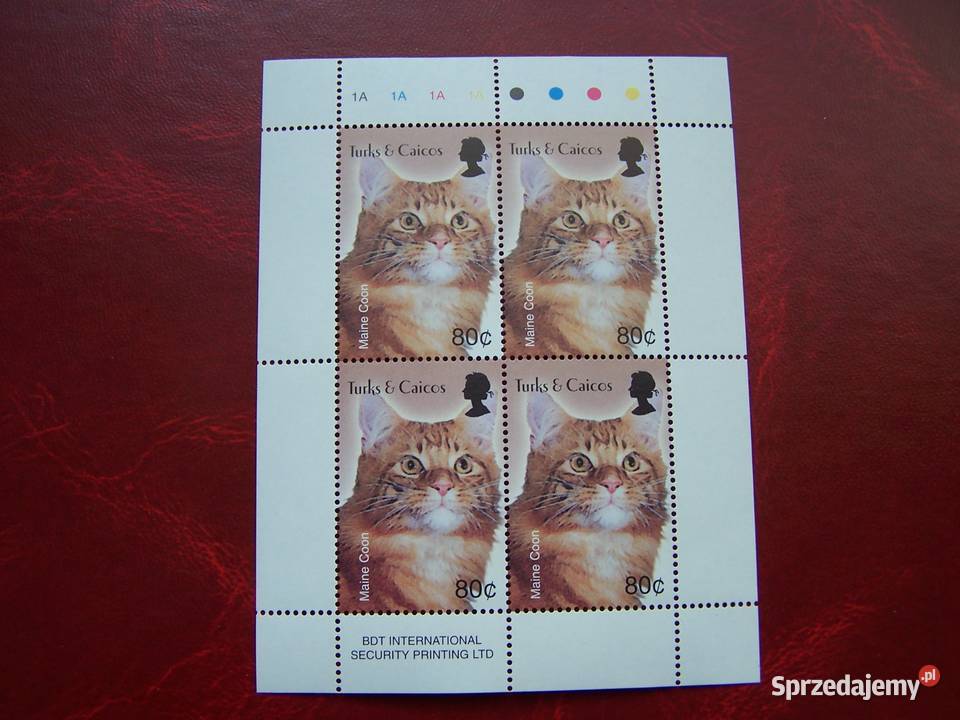 Wyspy TurksCaicos MNH Koty sprzedam