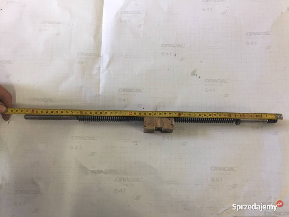 Śruba z nakrętką do tokarki TUB32 Produkcja Biznes i Przemysł Syców