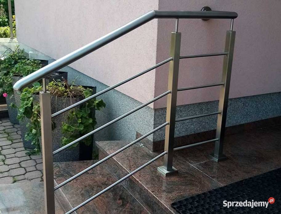 Balustrady poręcze nierdzewne zewnętrzne Szczurowa