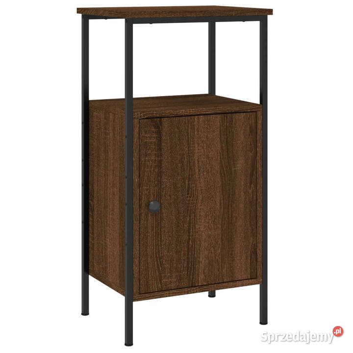 Szafka nocna brązowy dąb 41x31x80 materiał Warszawa
