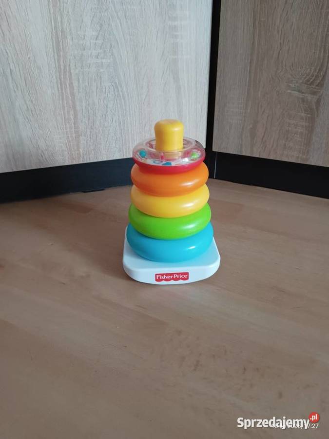 Piramida piramidka wieża z kółek Fisher Szczecin