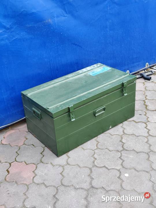 Skrzynia Kufer Metalowy Narzędziowy Poddębice