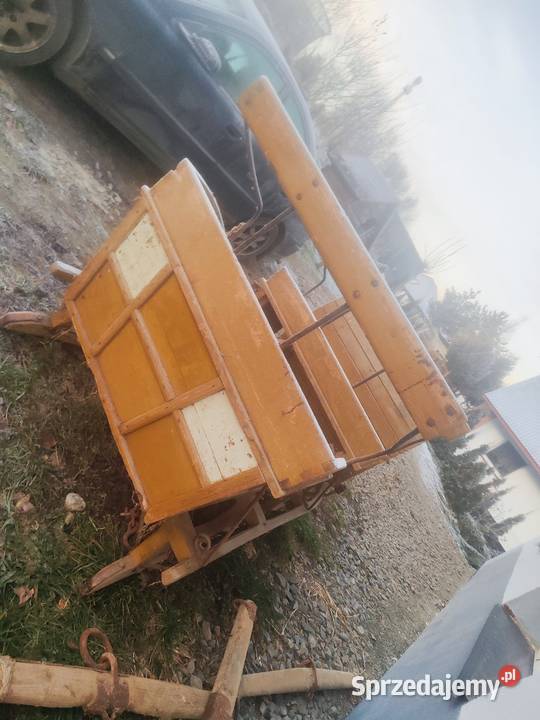 Sanie konne Łęka sprzedam