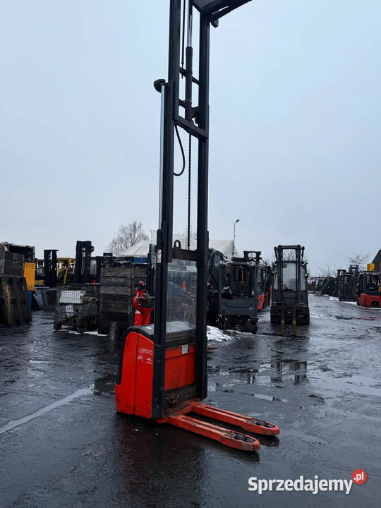 paleciak elektryczny LINDE L14 1400 Triplex 43m Działoszyn sprzedam