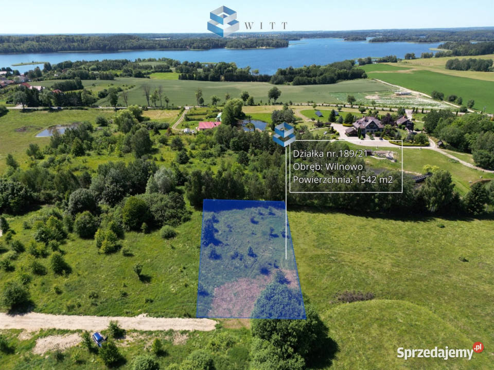 Grunt na sprzedaż 1542m2 Wilnowo sprzedam