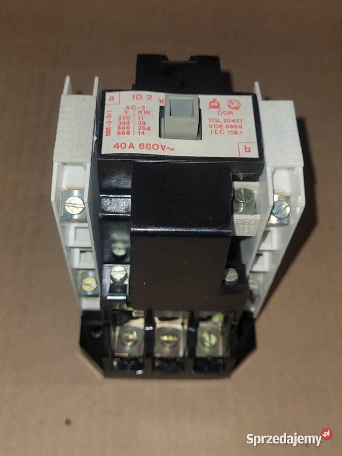 Stycznik ID2 produkcji DDR Orle