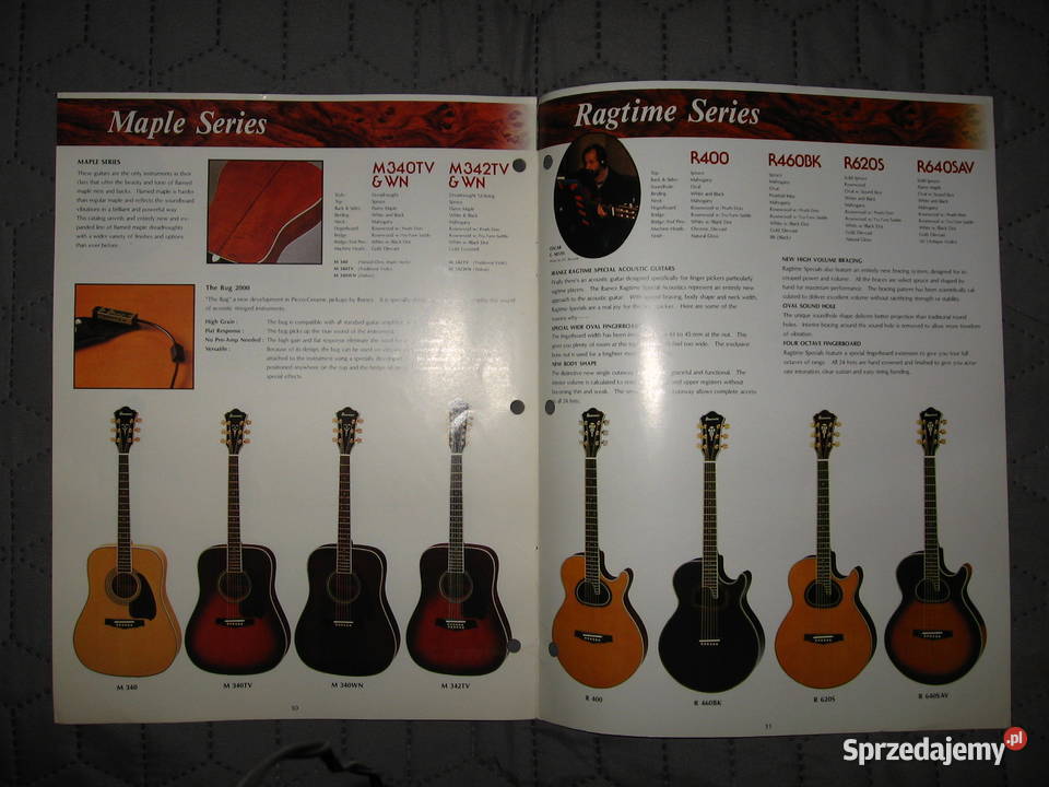Ibanez Acoustic Guitars 1981 katalog gitar Ibanez