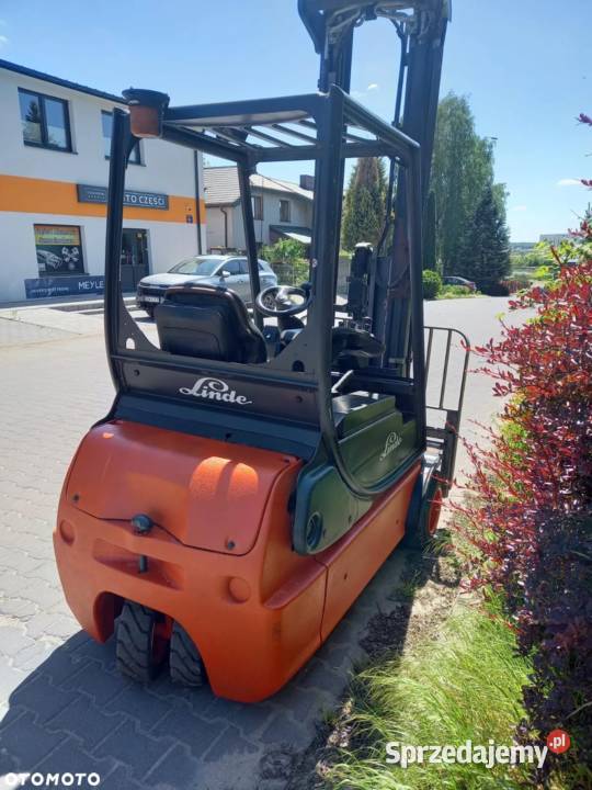 Wózek widłowy Linde E16 E18 2003 r Triplex 65m łódzkie Biała Rawska