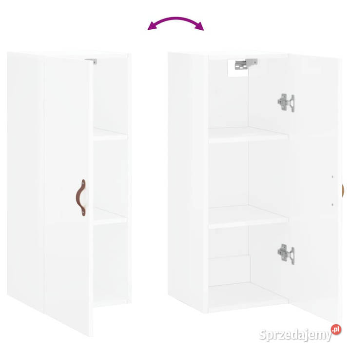 Szafka wisząca wysoki połysk biała 345x34x90 Warszawa