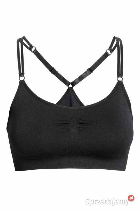 CZARNY TOP SPORTOWY HM XS 34 SPORT FITNESS Toruń sprzedam