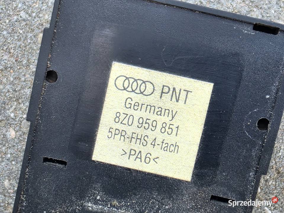 Panel sterowania szyb lewy przód Audi a4b6 warmińsko-mazurskie Iława