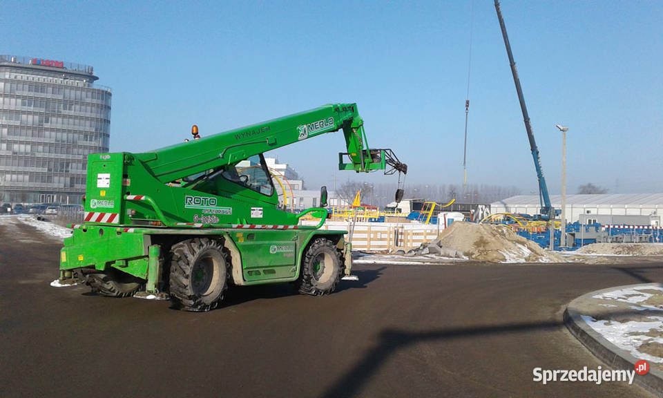 Ładowarka teleskopowa MERLO wynajem serwis Borkowo sprzedam