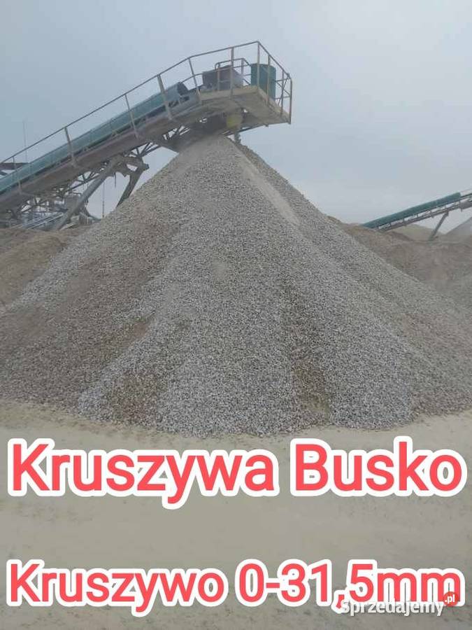 Kruszywo kliniec 0315mm 1tona28 świętokrzyskie Chmielnik