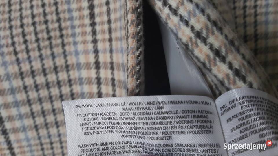 Płaszcz damski z wełną 2 rozmiar L 40 Prymark Lublin