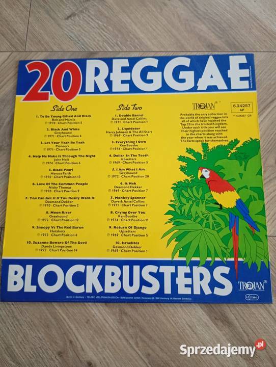 20 Reggae Blockbusters Winyl LP Składanka Trojan Krosno Odrzańskie