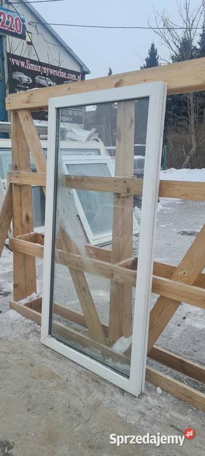 OKNA KacprzaK Witryna 75x149 FIX Używany PCV Siedlce