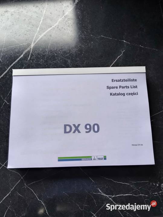 Katalog części do ciągnika DEUTZ FAHR DX 90 BIS Poradniki, albumy i reportaże zachodniopomorskie Kamień Pomorski