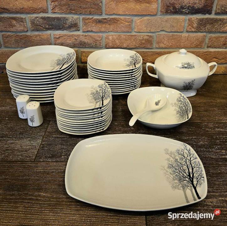 Serwis obiadowy 43el vc442 vc460 drzewa