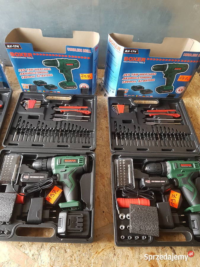 WKRĘTARKA WIERTARKA 2AKU 18V boxer bx174 22 HH Głogowa sprzedam