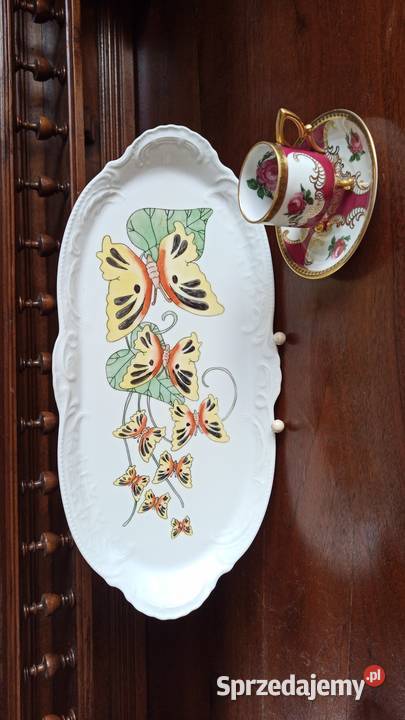 Półmisek Sansoucci Rosenthal Germany Motyle na Gdańsk