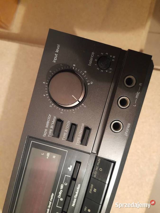 Wysokiej klasy magnetofon Technics z systemem Lublin