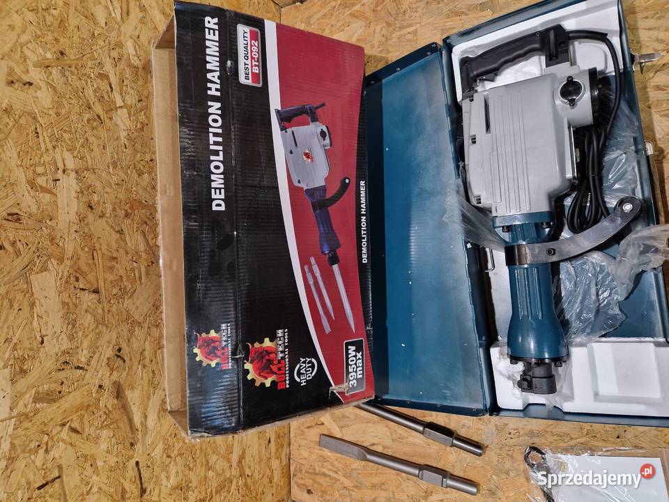 Młot wyburzeniowy o dużej mocy 3950W 70J wielkopolskie Głogowa
