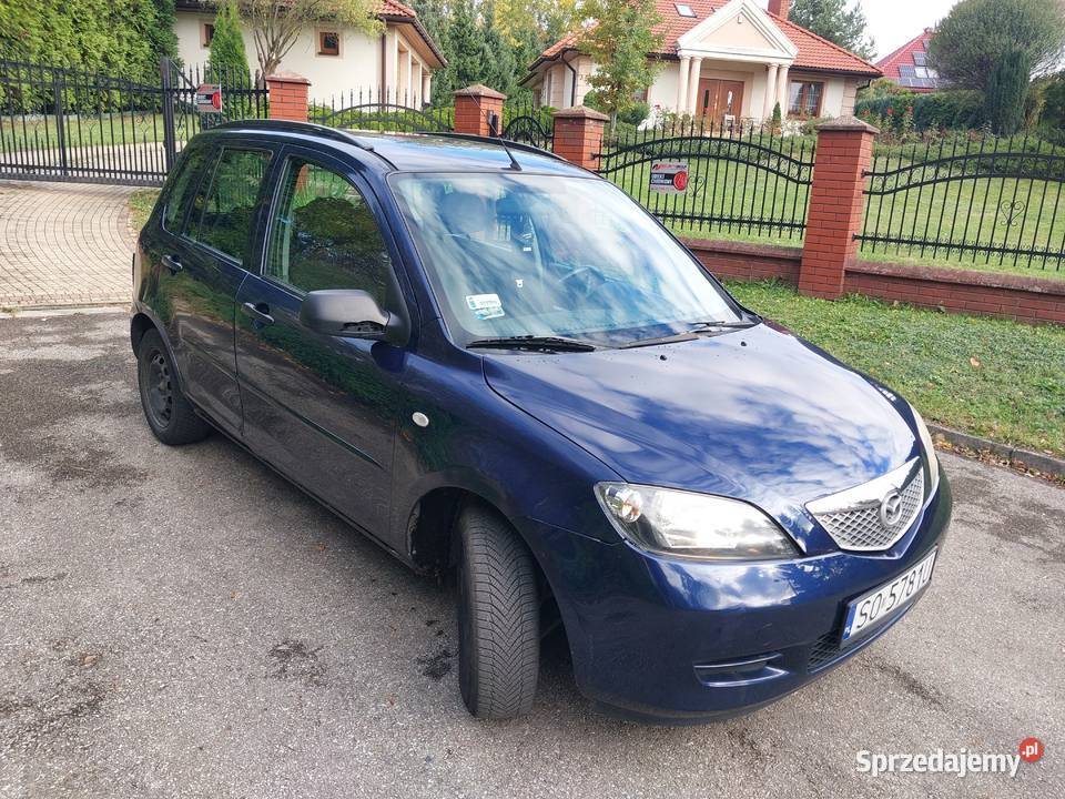 Mazda 2 2004 3500zl nowe sprzęgło i akumulator centralny zamek