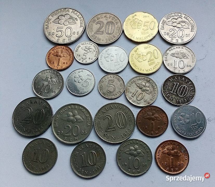 MALEZJA23 MONETY ROŻNE Legionowo