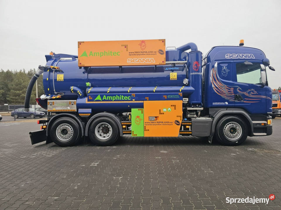 Scania Amphitec VORTEX ATEX Ładowarka próżniowa Rok produkcji 2015