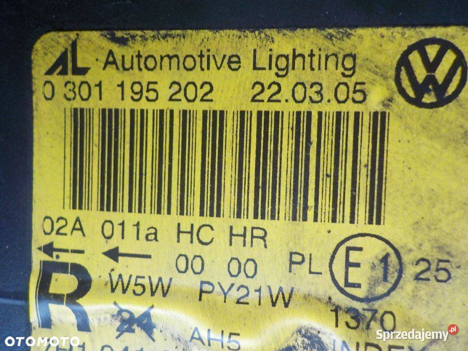 LAMPA PRAWA LEWA PRZÓD VOLKSWAGEN T5 MULTIVAN 1 Nowy Tomyśl