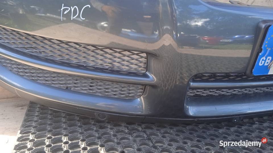 TOUAREG 7L ZDERZAK PRZÓD LD7U PDC HALOGEN SPRYSK Zbierkowo